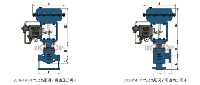 氣動(dòng)高壓調(diào)節(jié)閥結(jié)構(gòu)圖